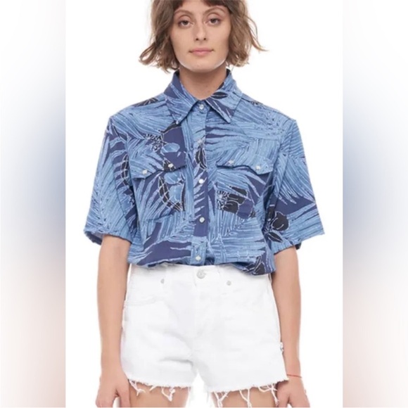 Free People Pants - NEW Free People x Sandrine Rose Denim Cutoff Shorts White Side Zippers